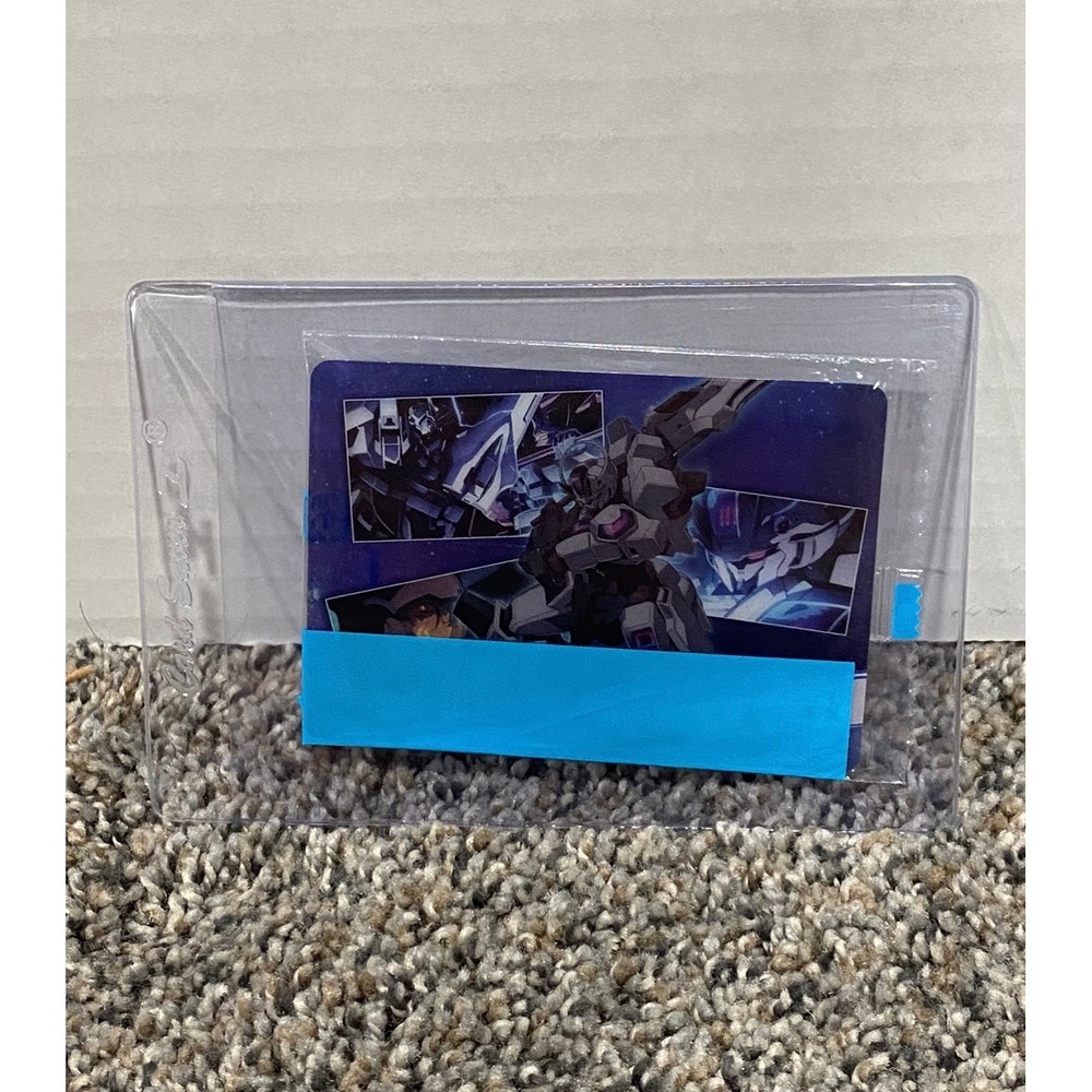 Bandai Gundam Trading Card Unisex Anime Art Purple OS Excellent